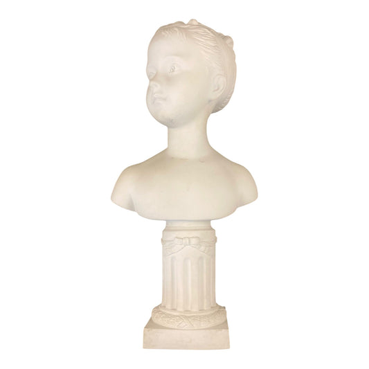Sèvres Buste en biscuit signé Houdon