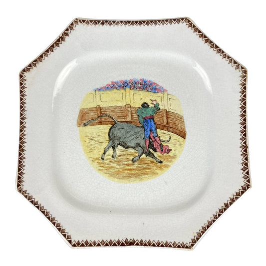 Séville assiettes décor tauromachie