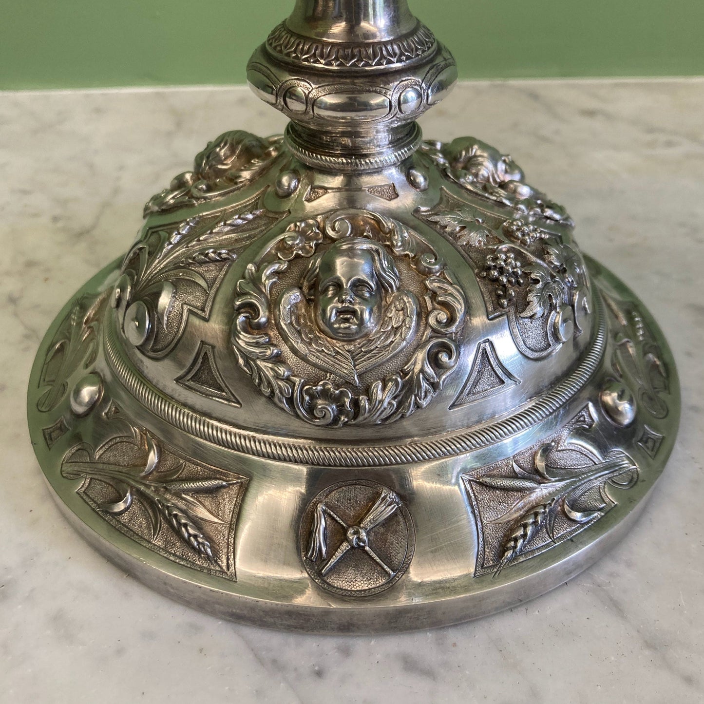 Calice en argent massif et vermeil par Favier