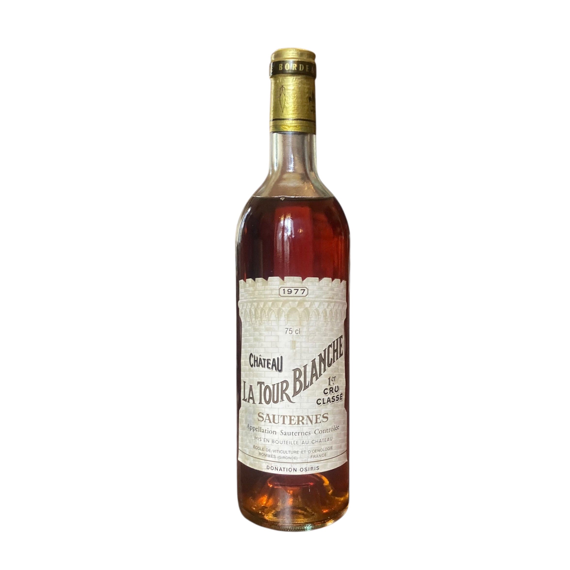 Chateau La Tour Blanche ソーテルヌ 1977 1級クリュ・クラッセ 