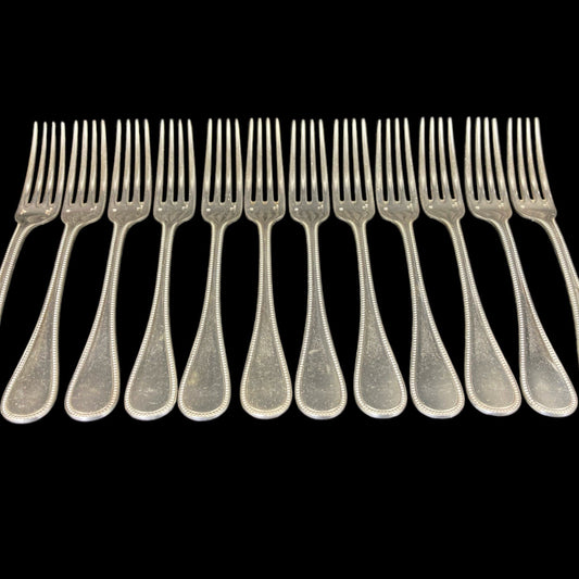 Christofle perles fourchettes de table