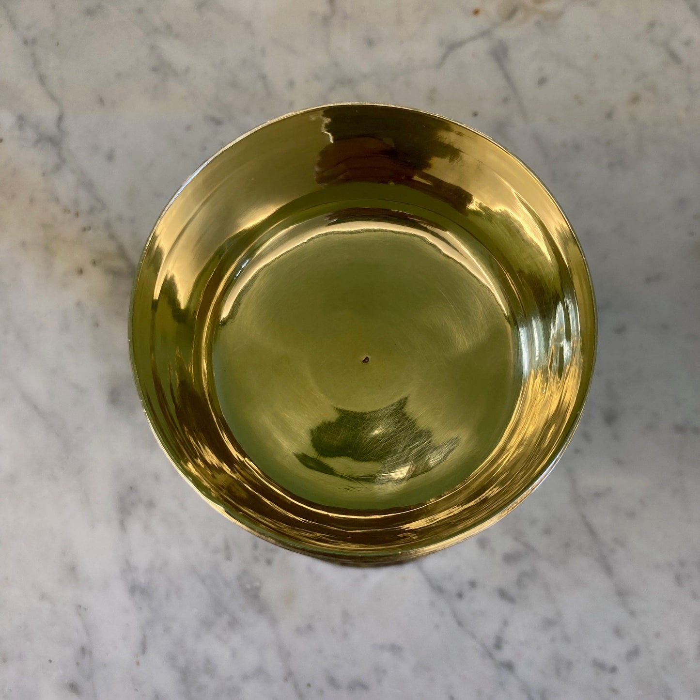 Ancien Ciboire époque Empire en argent massif et vermeil