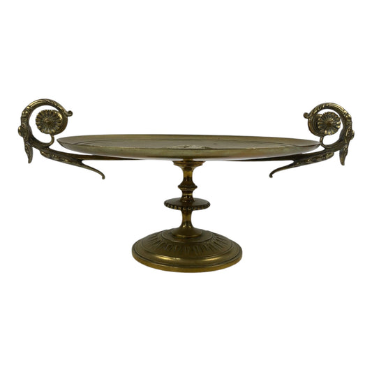 Coupe en bronze ancienne décor Minerve