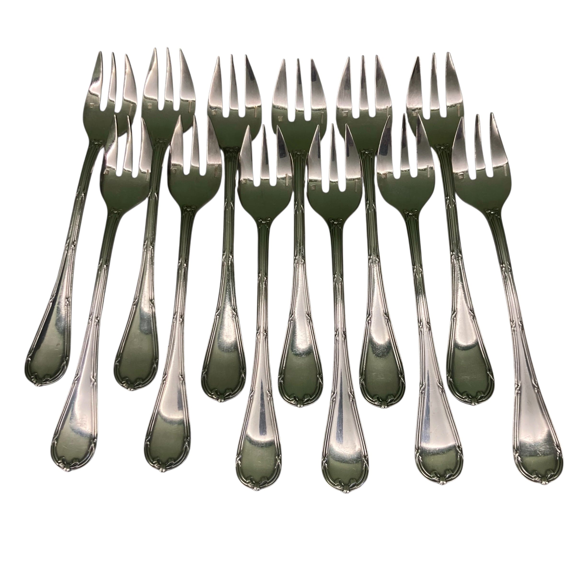SERIE DE 12 FOURCHETTES DE TABLE CHRISTOFLE EN Metal Argente SERIE DE 12 FOURCHETTES DE TABLE CHRISTOFLE EN Metal Argente