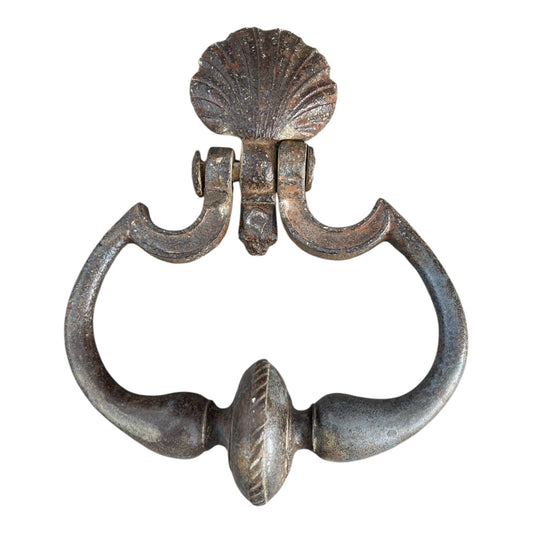Marteau de porte Heurtoir fer forgé coquille Saint Jacques