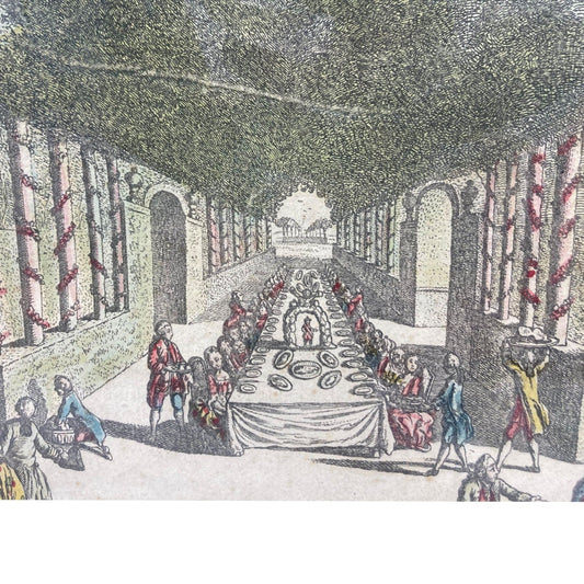 スペインのインファンタの結婚式の饗宴 古い光学的視点