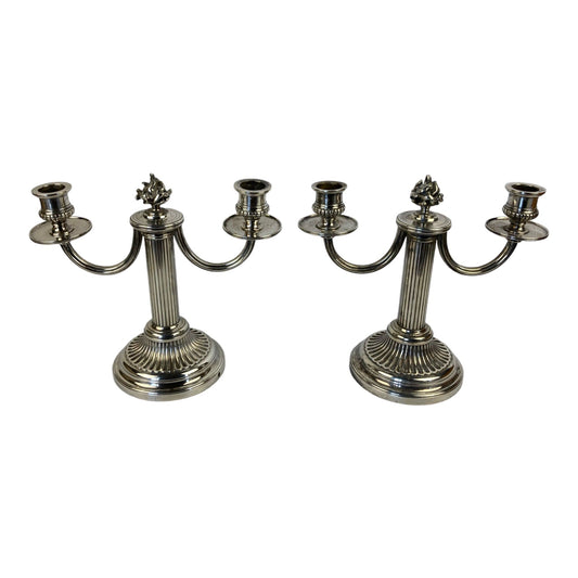 Paire de bougeoirs Christofle