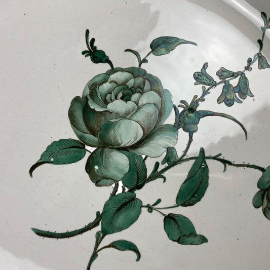 ancien plat en faïence de Marseille XVIIIe.