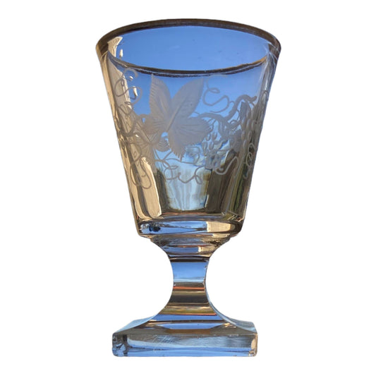 verres liqueurs cristal XIXe.