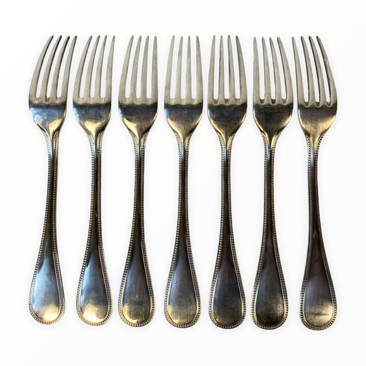 Maison Christofle perle fourchettes à entremets