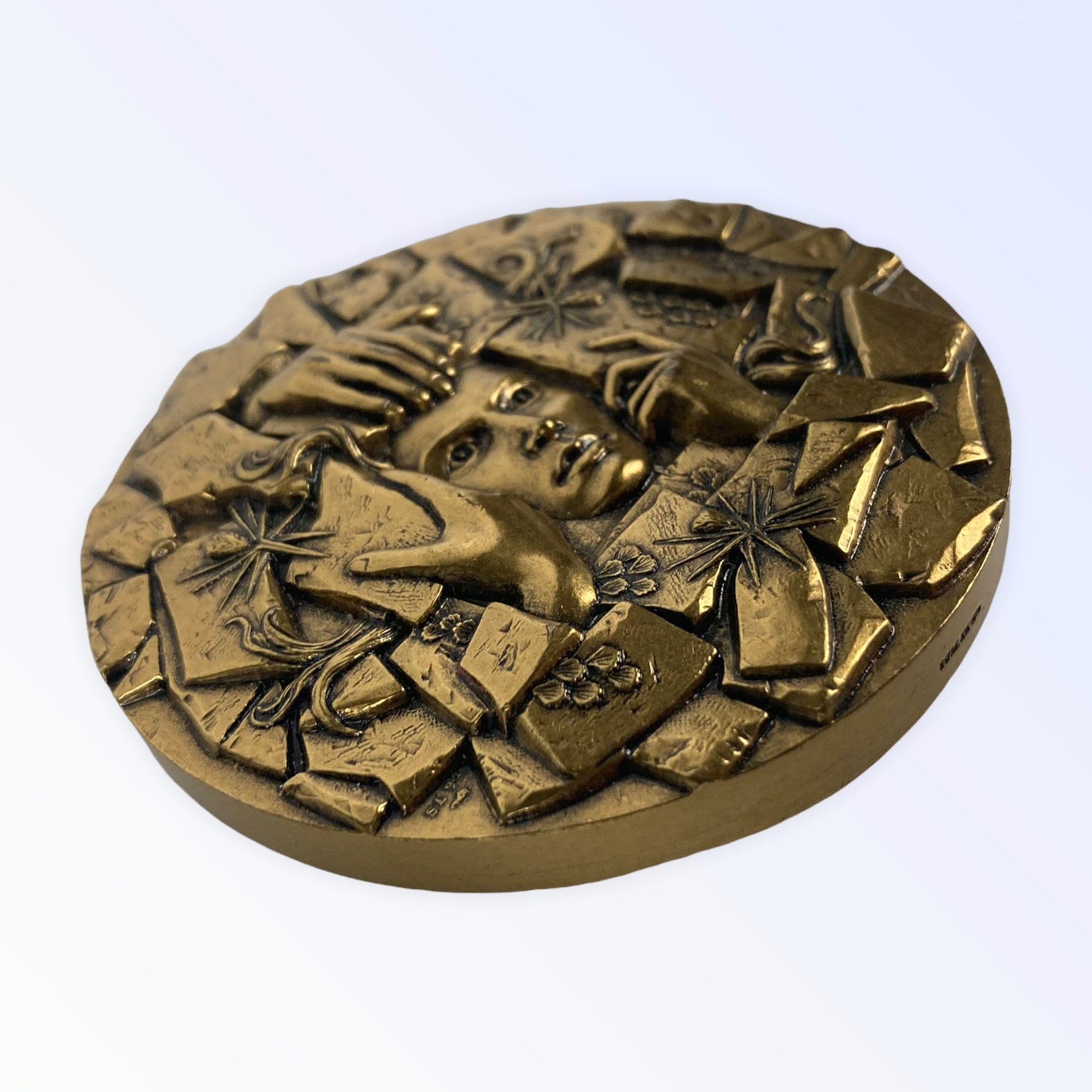 Médaille secours populaire bronze 1945/95 cinquantenaire