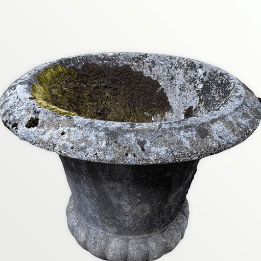 Paire de grands vases médicis en pierre reconstituée XX