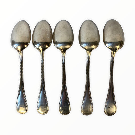 Maison Christofle perle cuillères à entremets