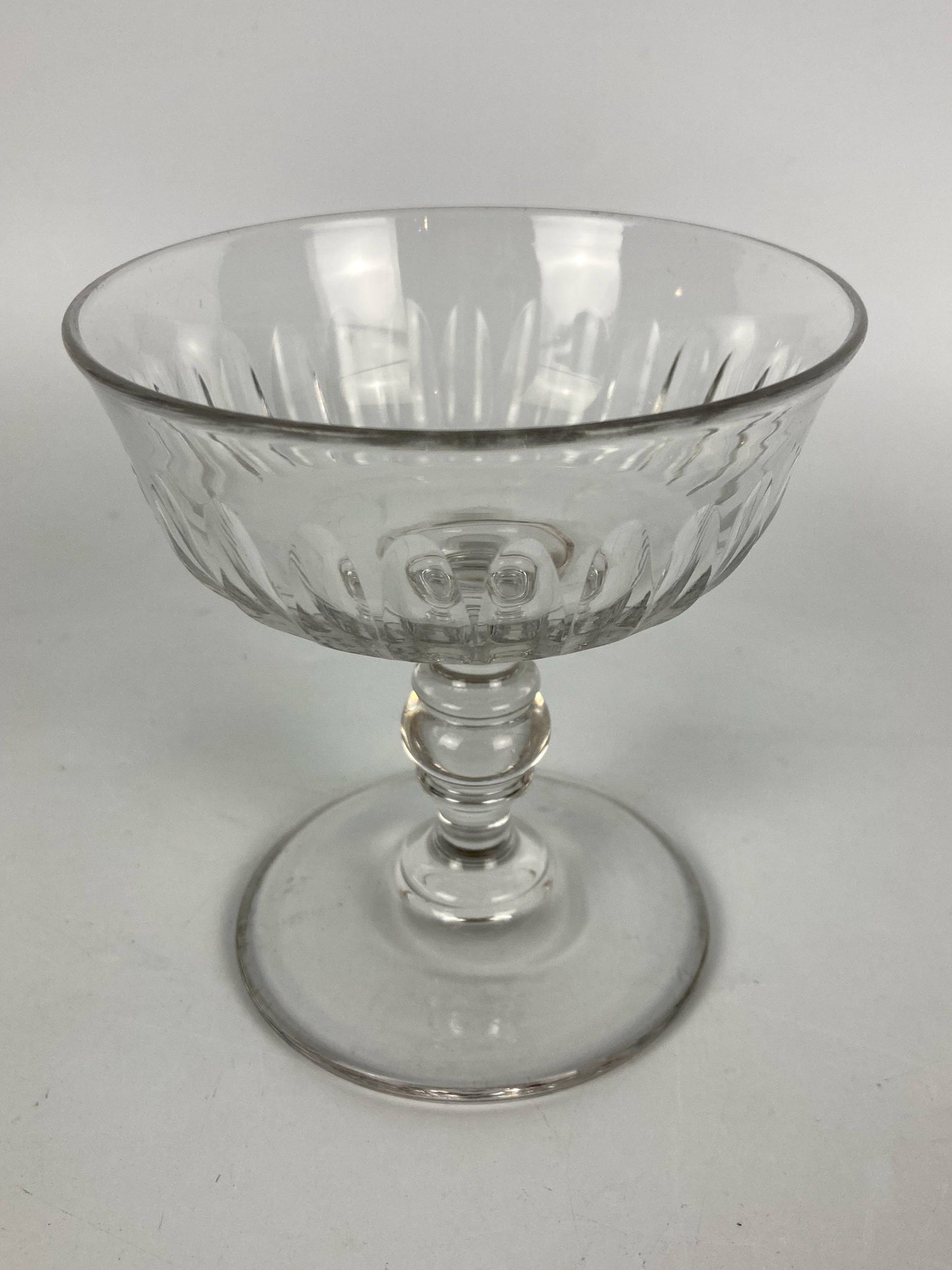 Coupe Champagne Cristal Taillé début XXème