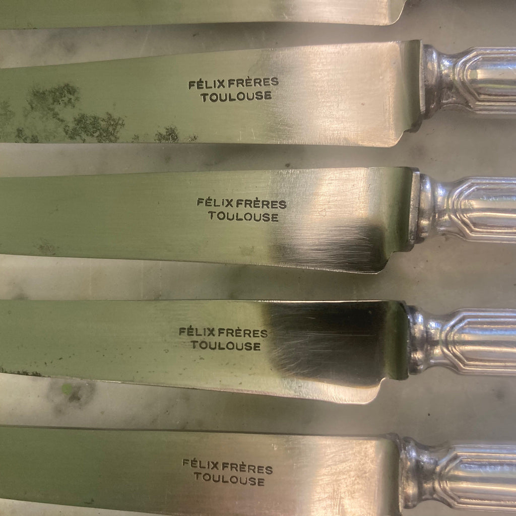 12 couteaux entremets desserts fromages