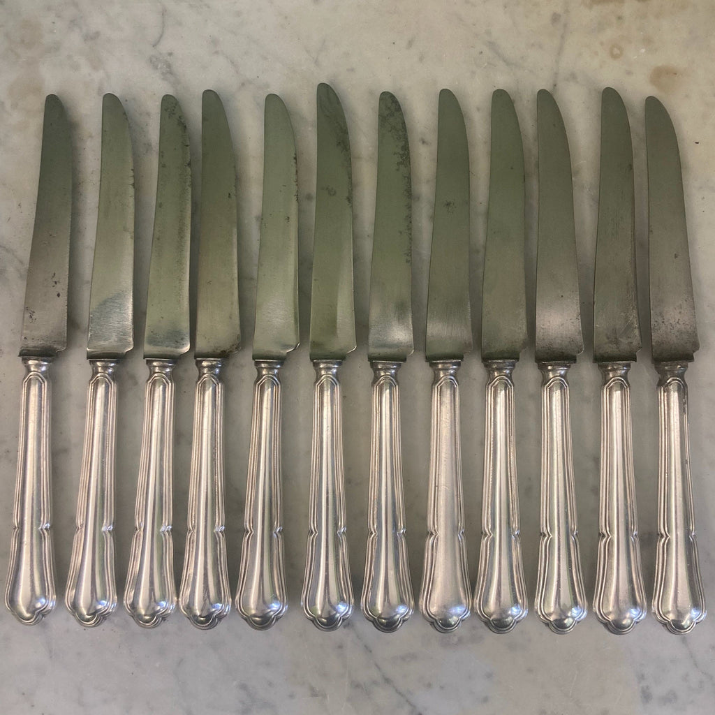 12 couteaux entremets desserts fromages