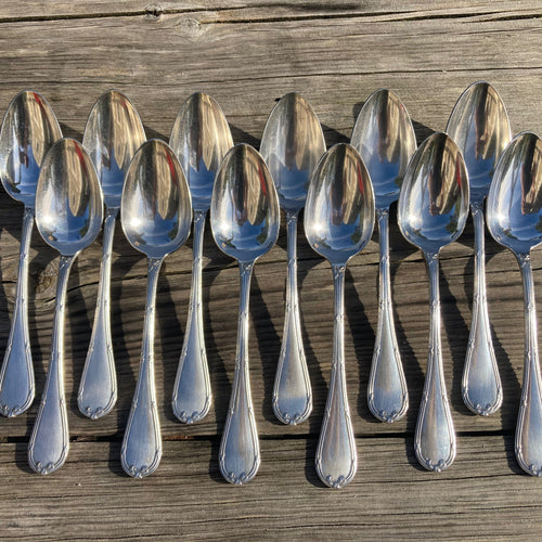 Couverts Christofle rubans croisés