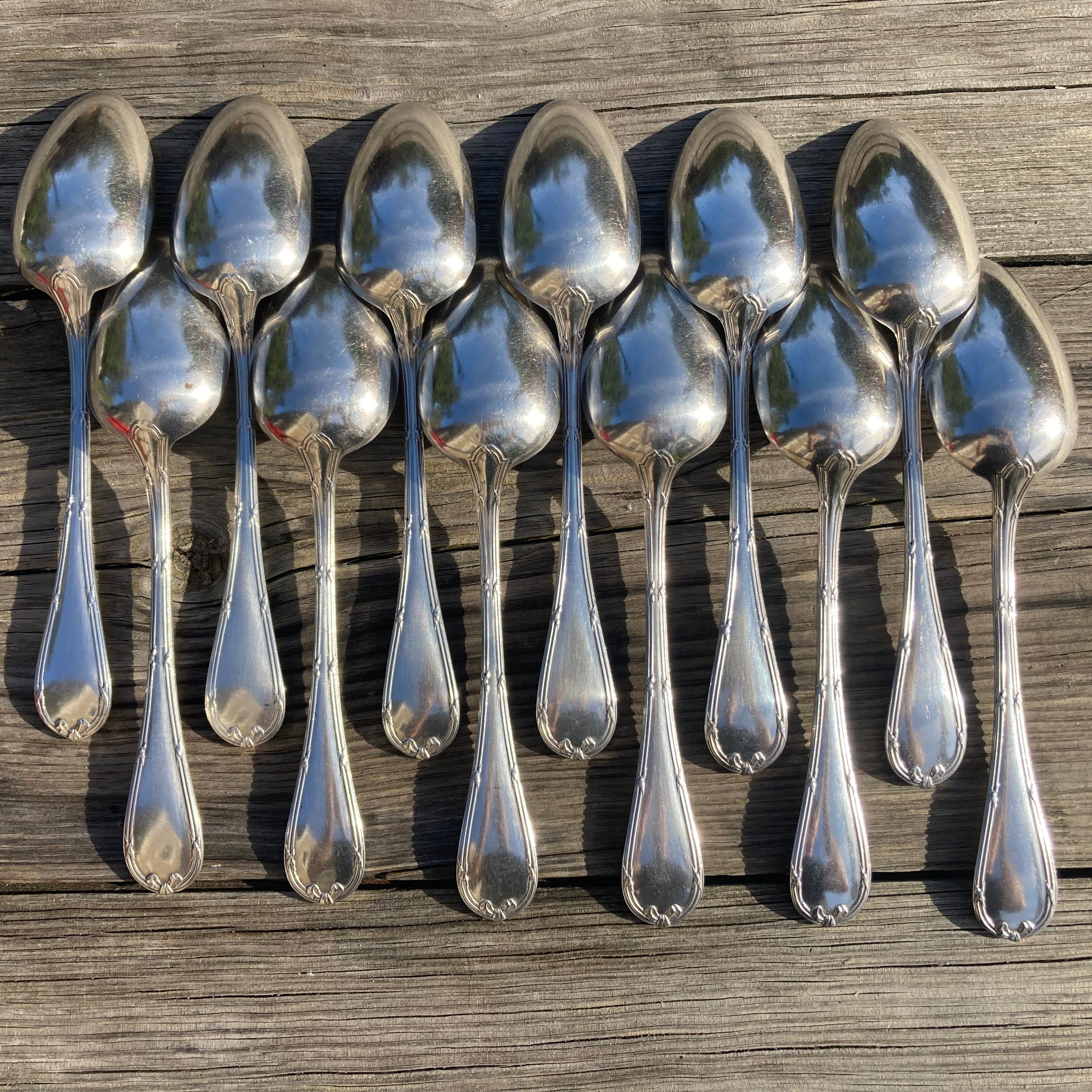 Couverts Christofle rubans croisés