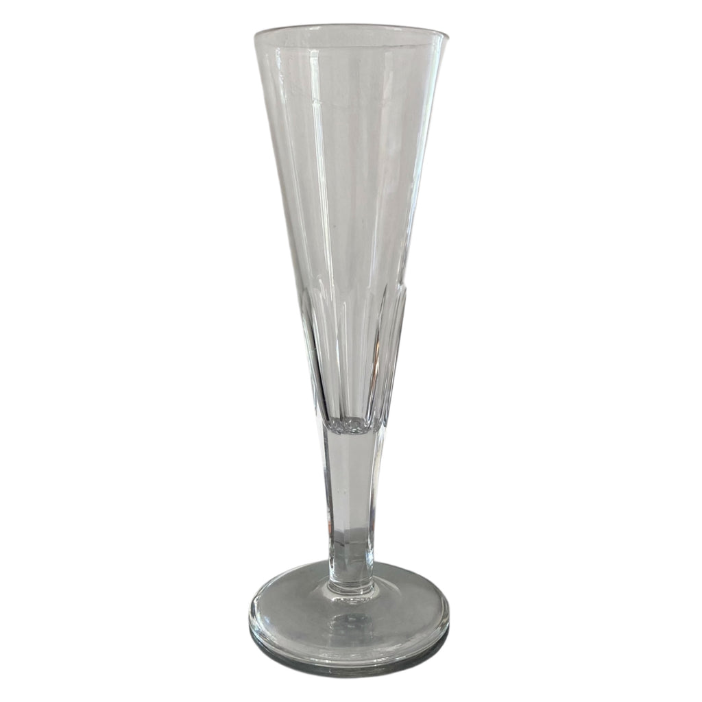 6 flûtes en cristal taillé de Baccarat fin 19ème.