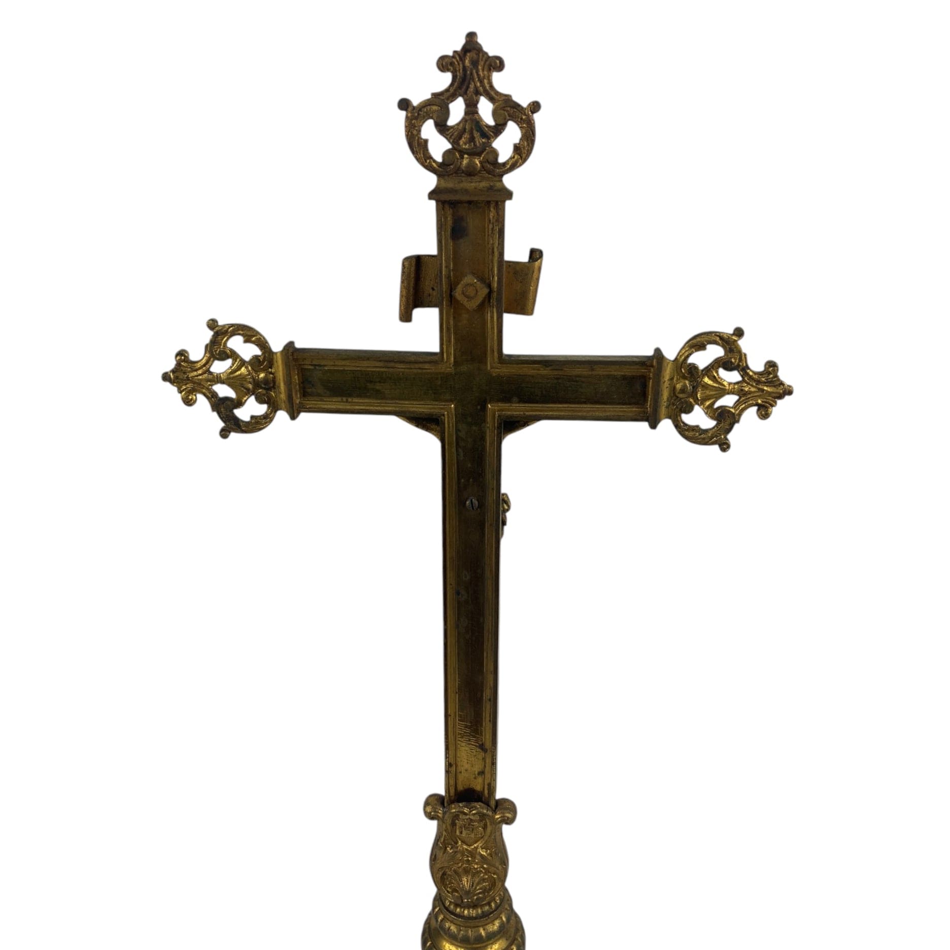 Croix crucifix d' Autel ancien