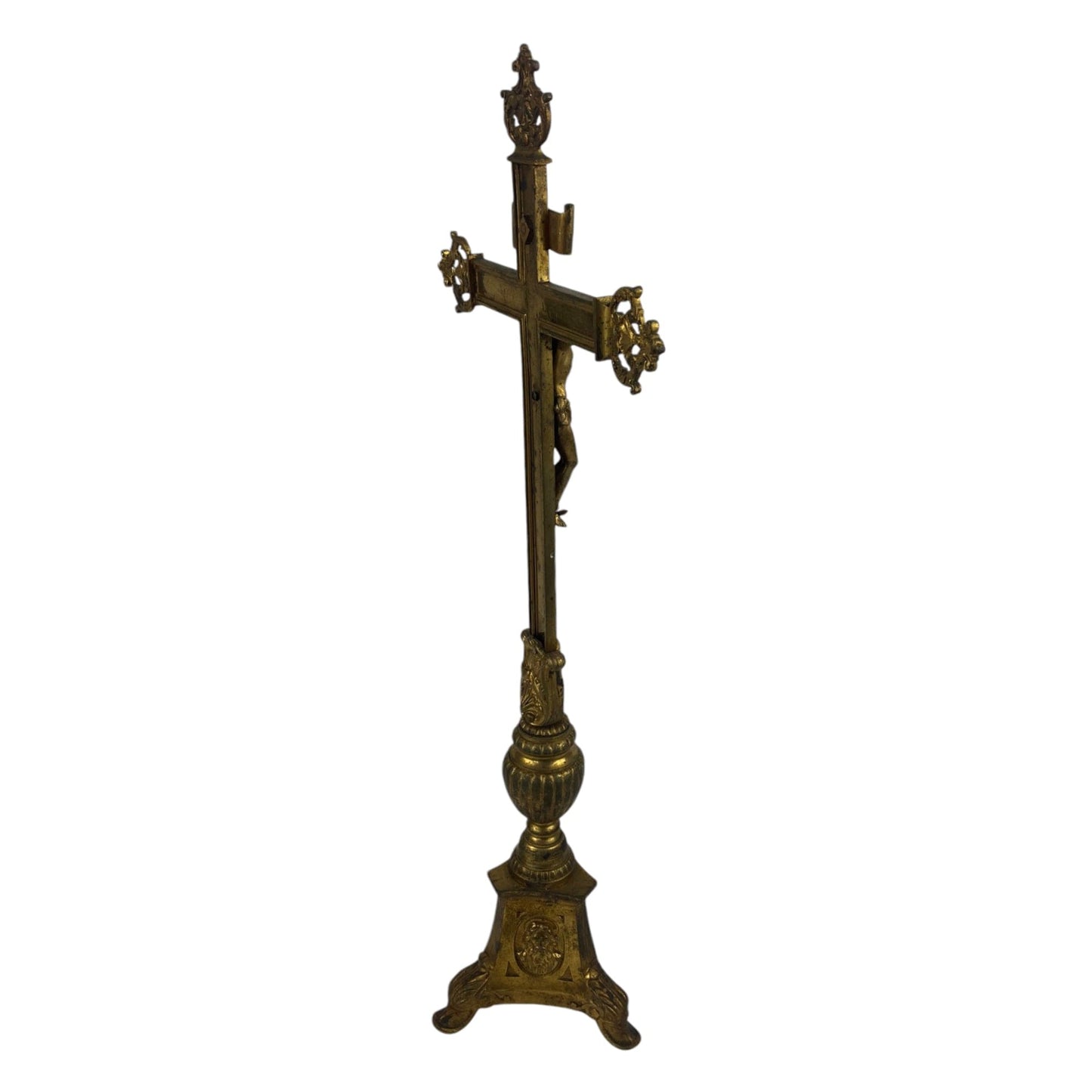 Croix crucifix d' Autel ancien