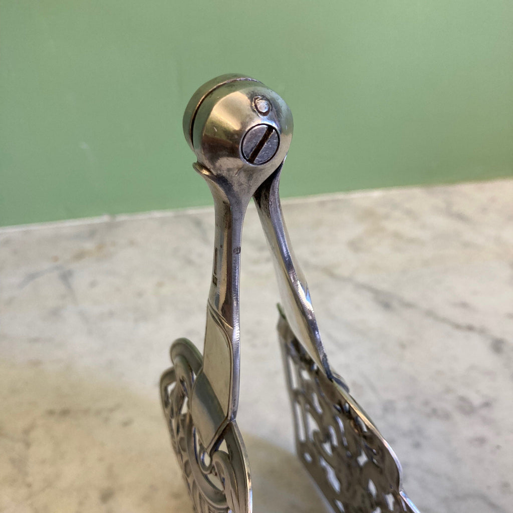 Ancienne pince à asperges en métal argenté de la Maison Christofle