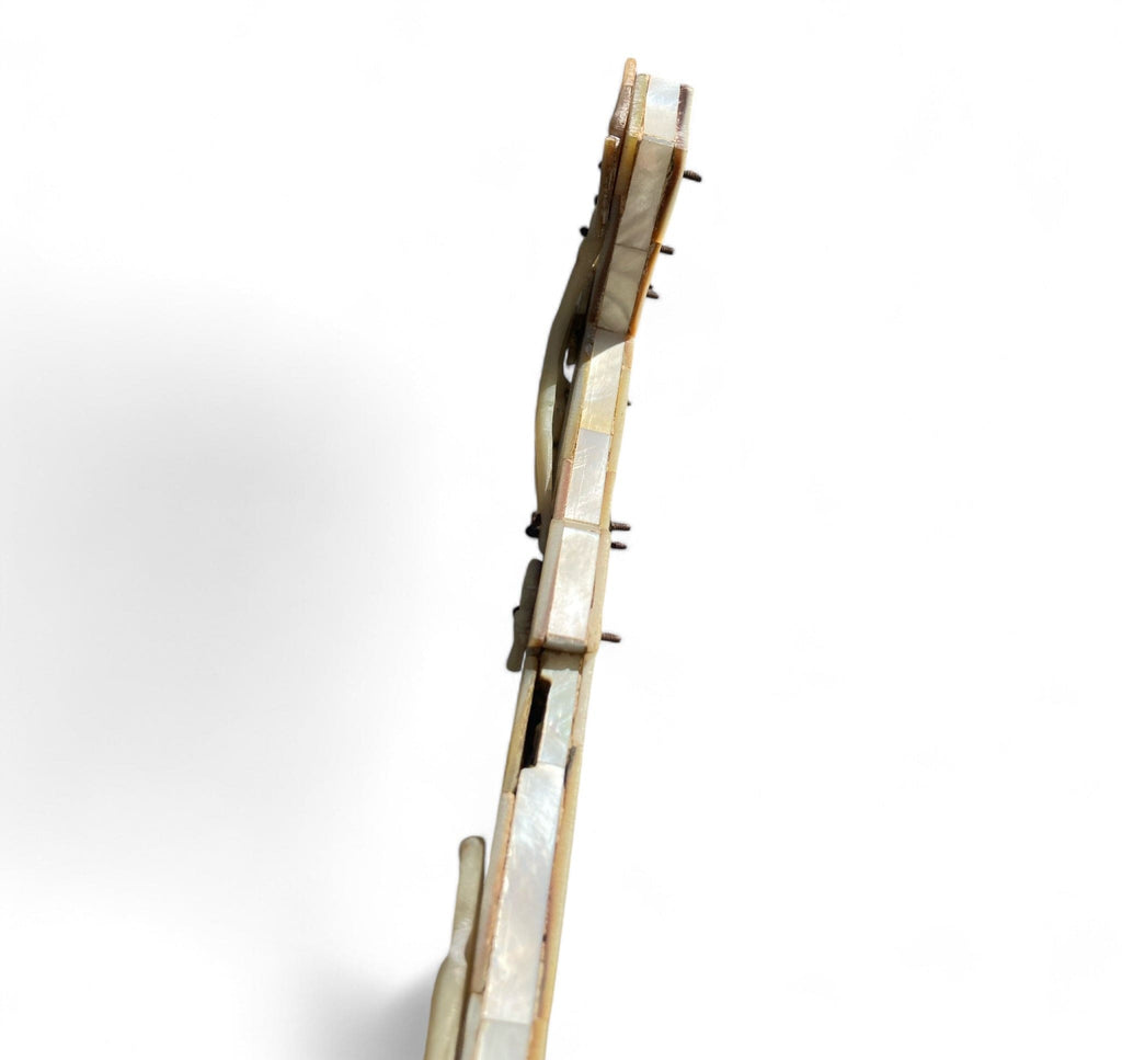 Croix de procession en nacre, travail Russe du 19e