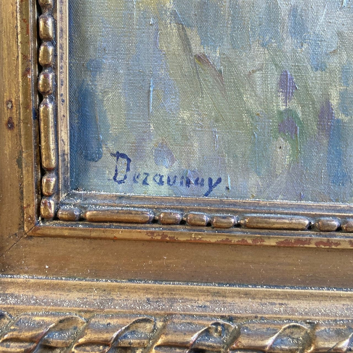 Signature : Dezaunay, ancien portrait Breton