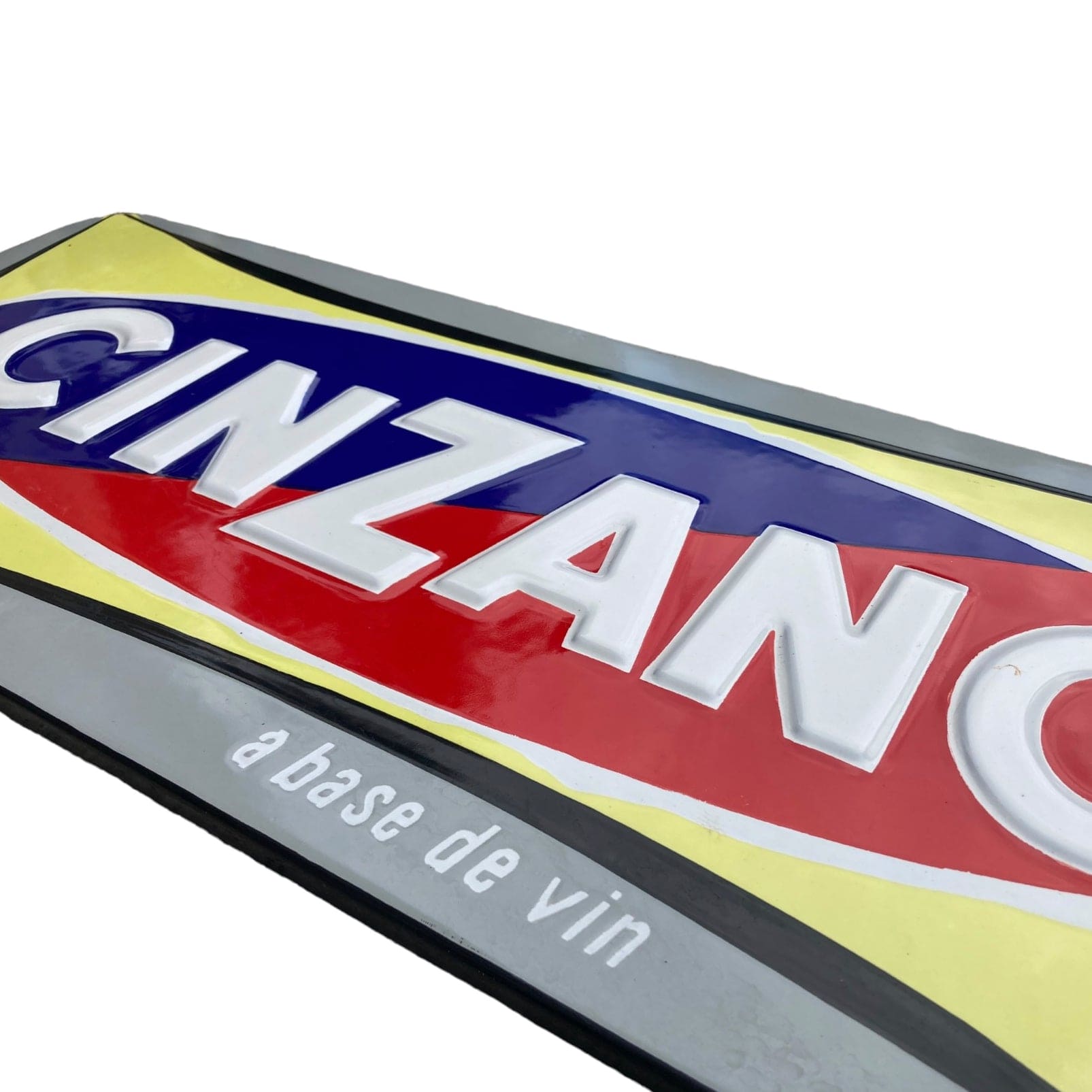 Publicité Cinzano plaque émaillée