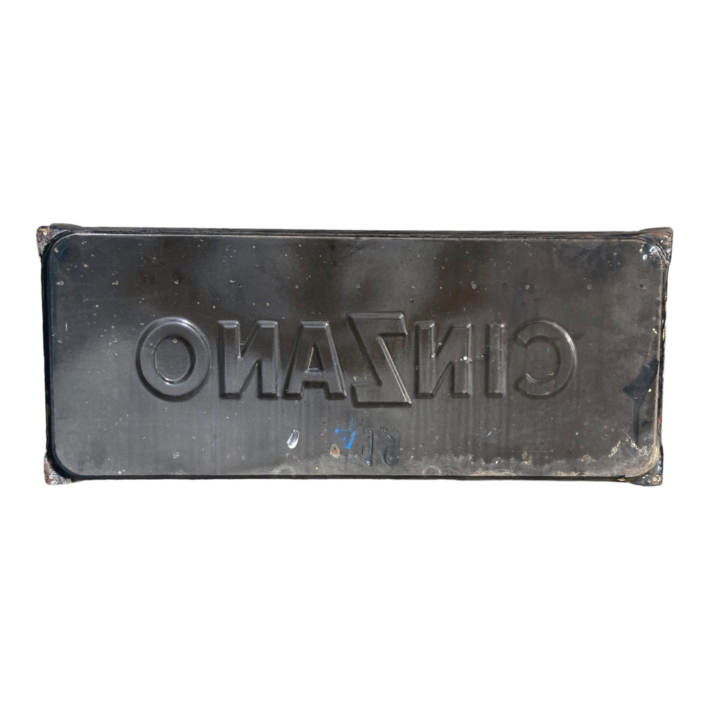 Publicité Cinzano plaque émaillée