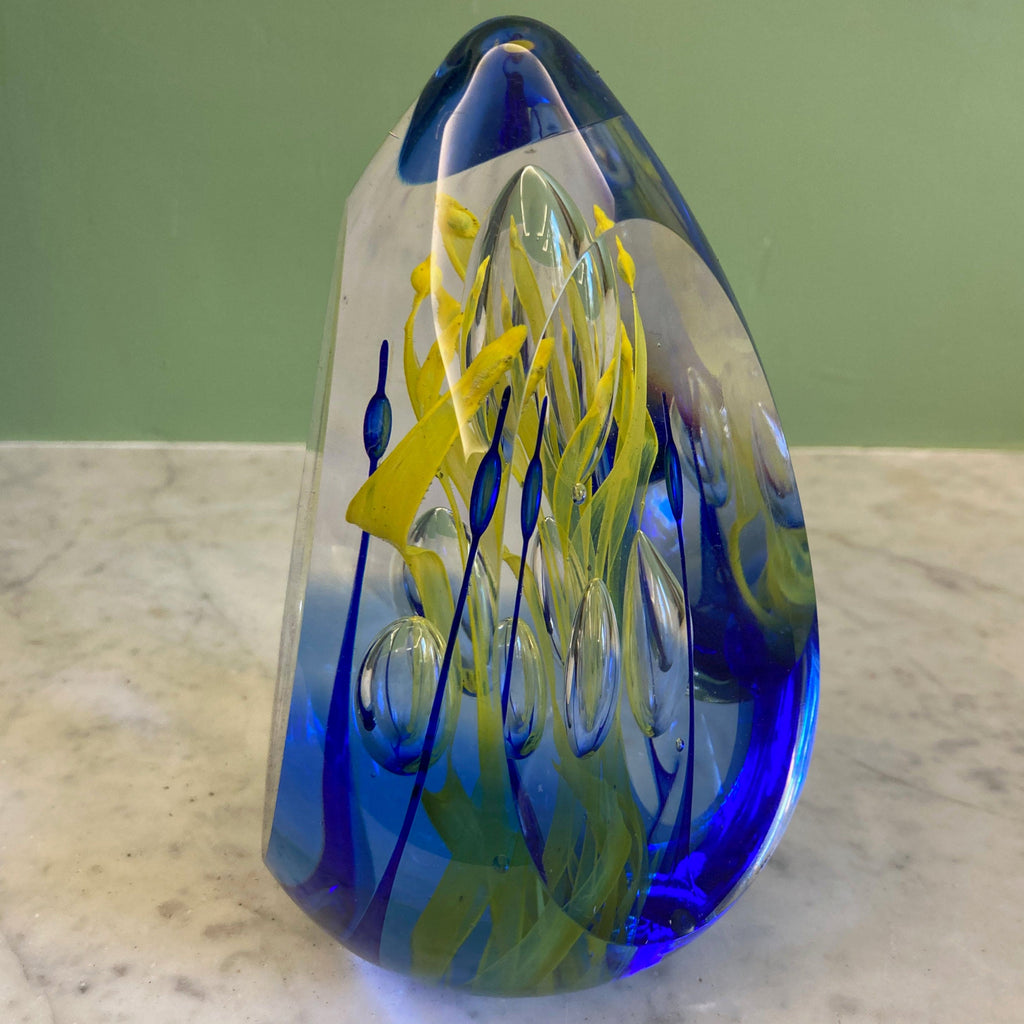 Presse papier en verre soufflé de Remigijus Kriukas dit Remis