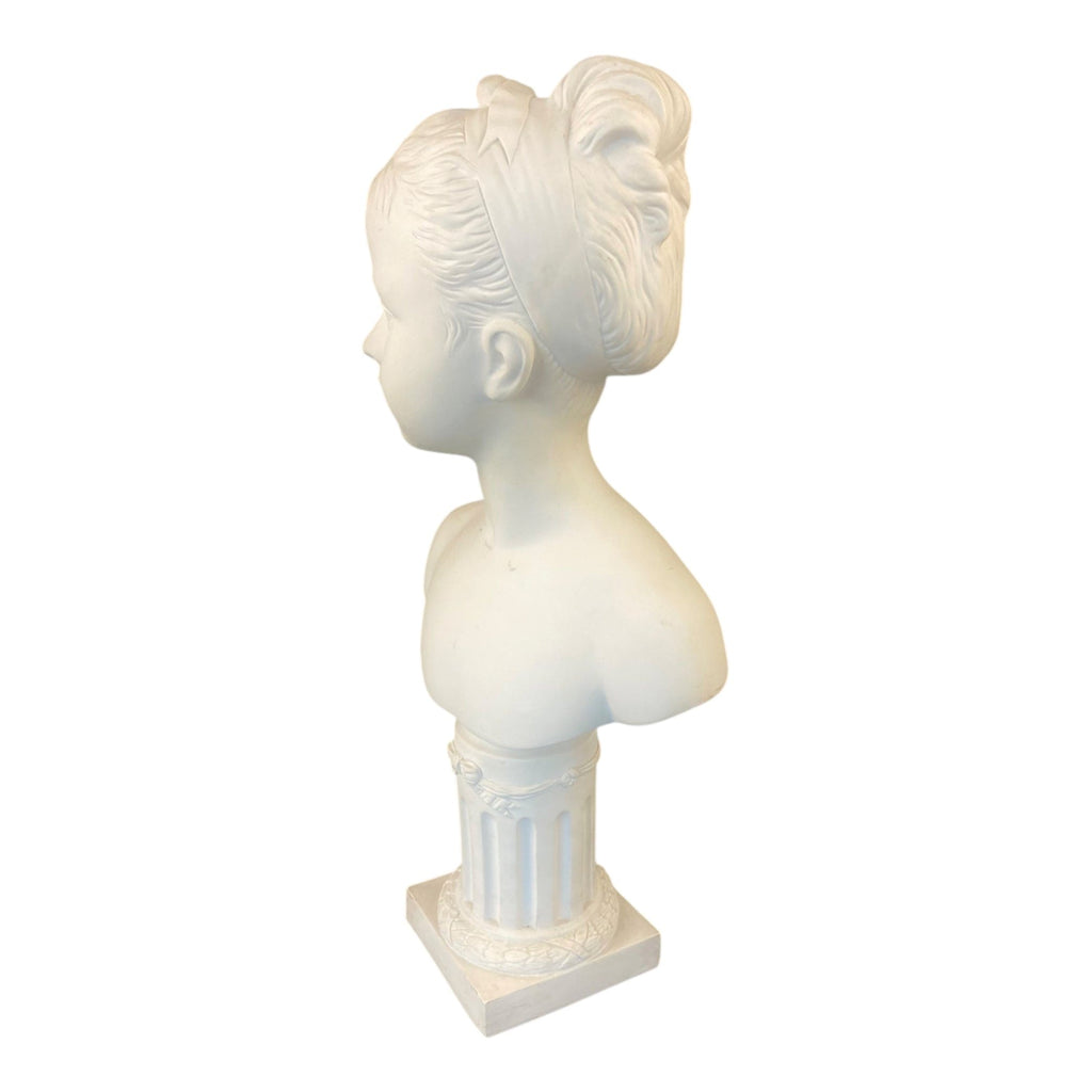 Sèvres Buste en biscuit signé Houdon