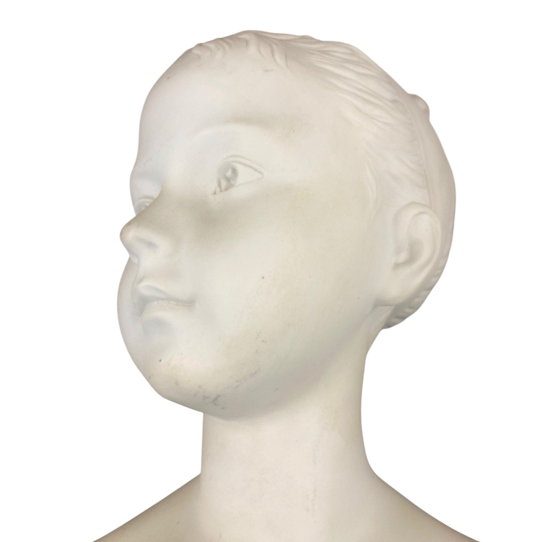 Sèvres Buste en biscuit signé Houdon