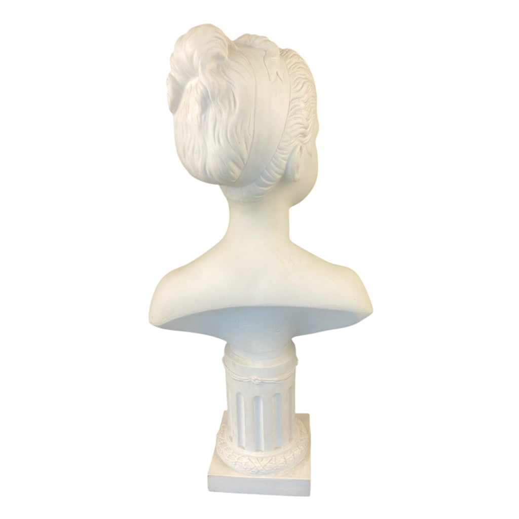 Sèvres Buste en biscuit signé Houdon