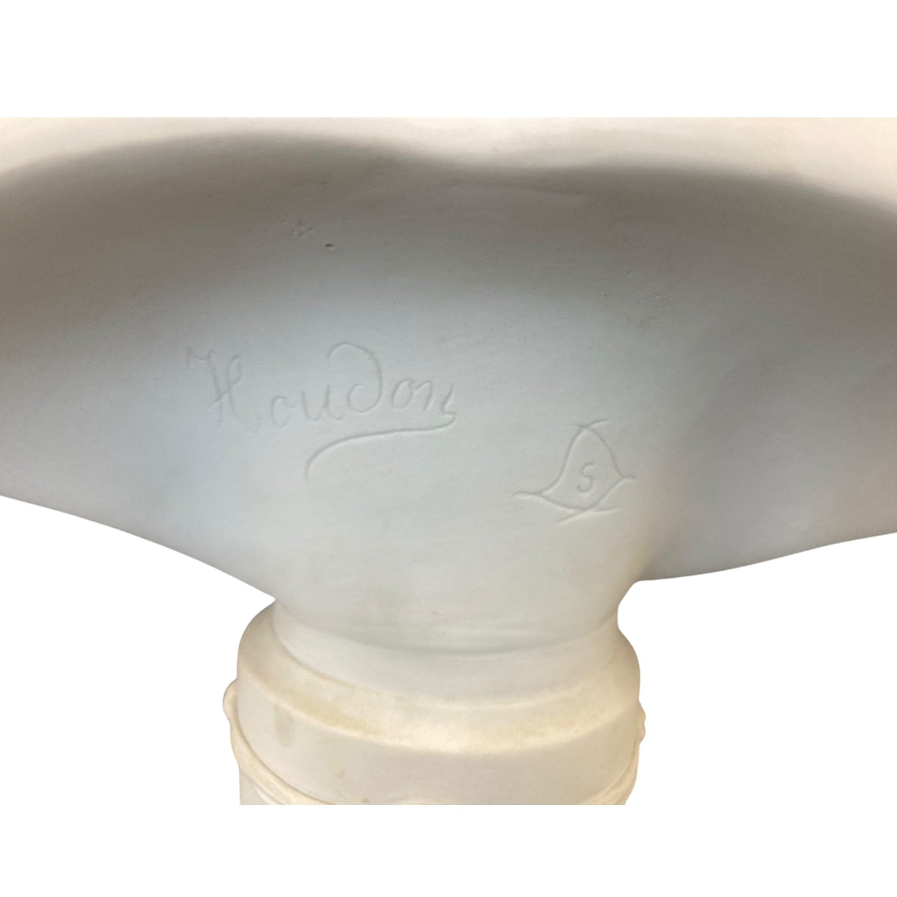 Sèvres Buste en biscuit signé Houdon