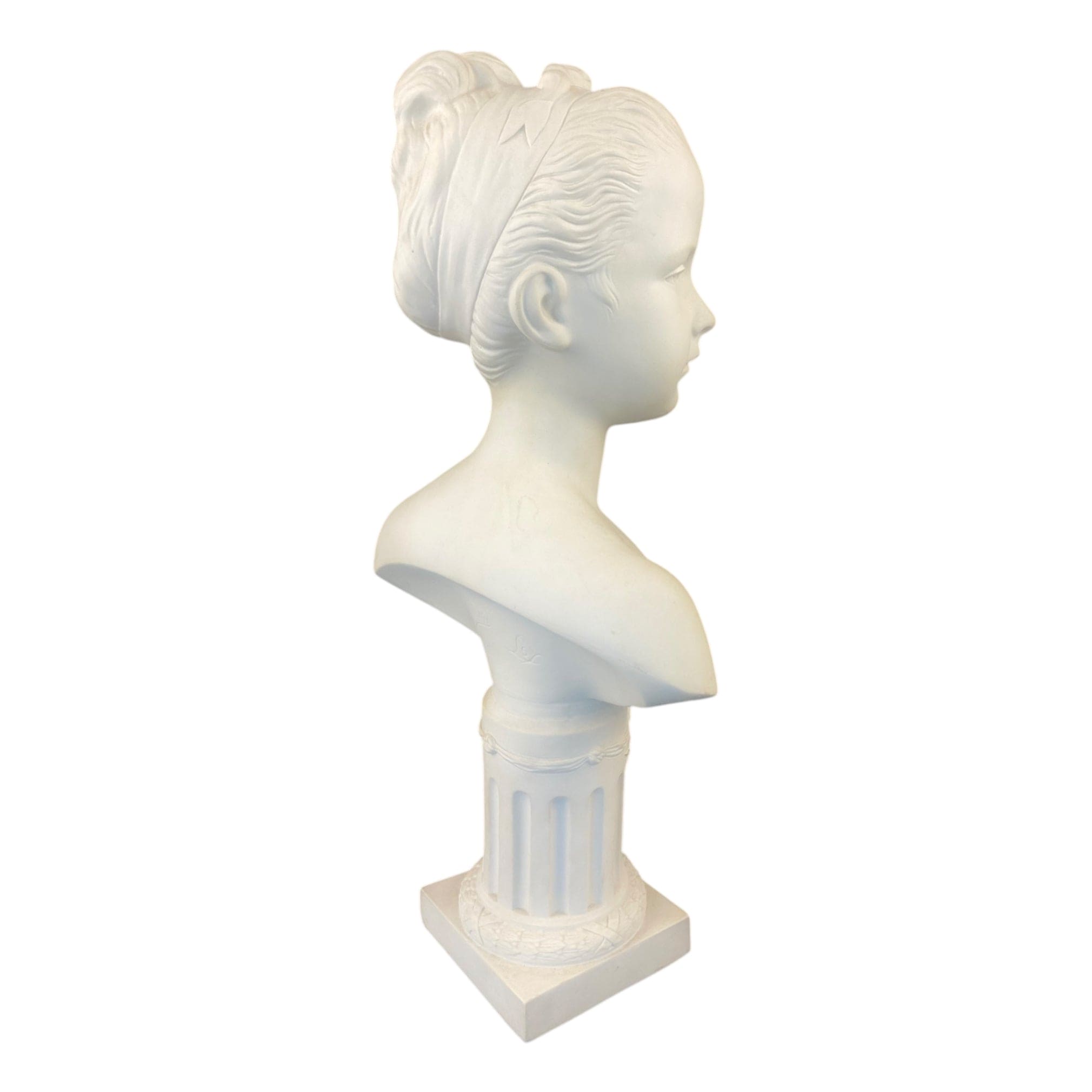 Sèvres Buste en biscuit signé Houdon