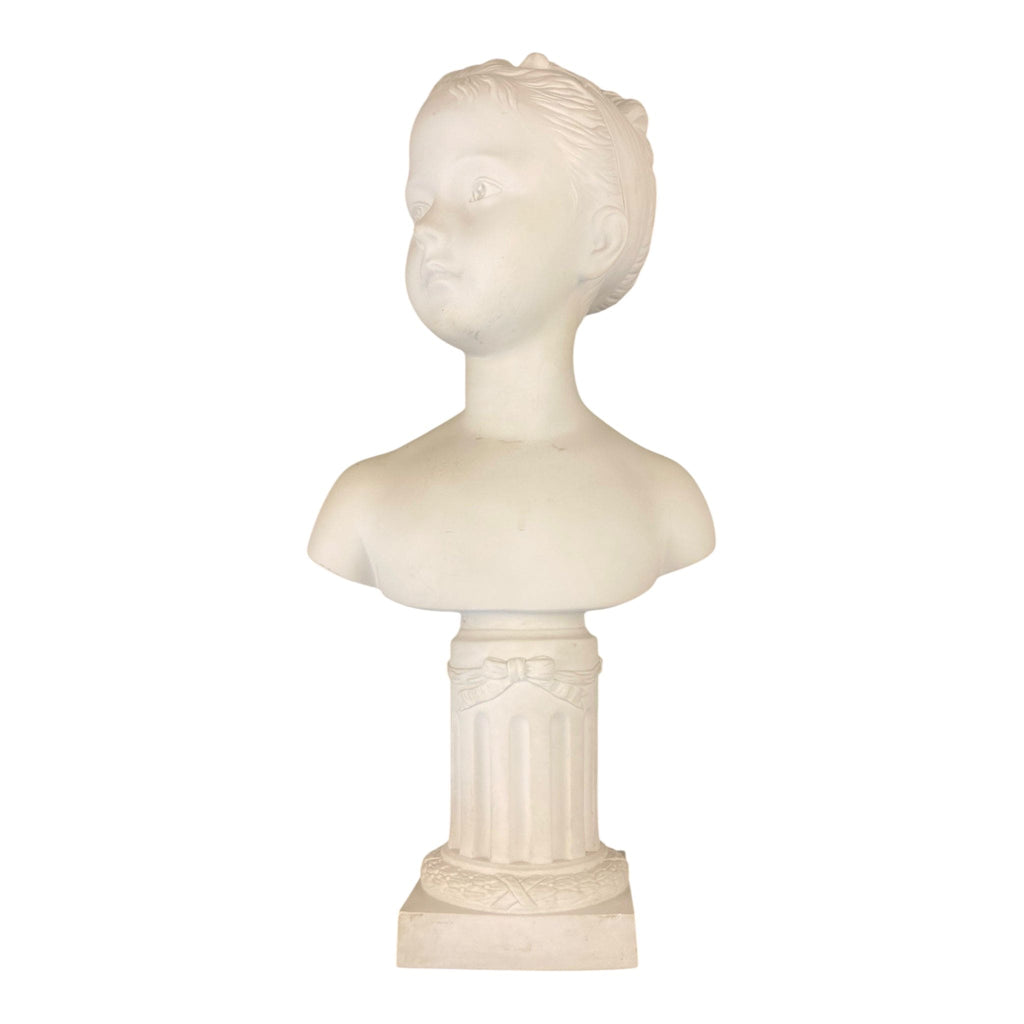 Sèvres Buste en biscuit signé Houdon