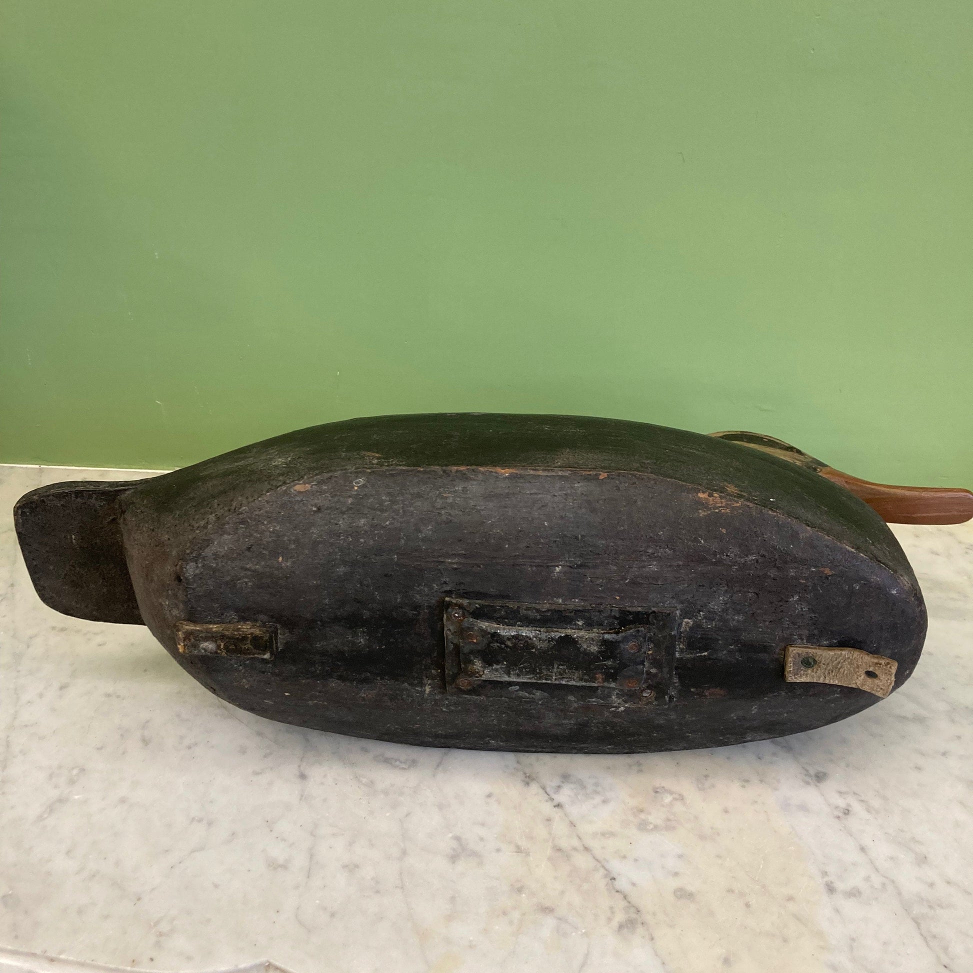 ancien canard appelant en bois peint pour la chasse