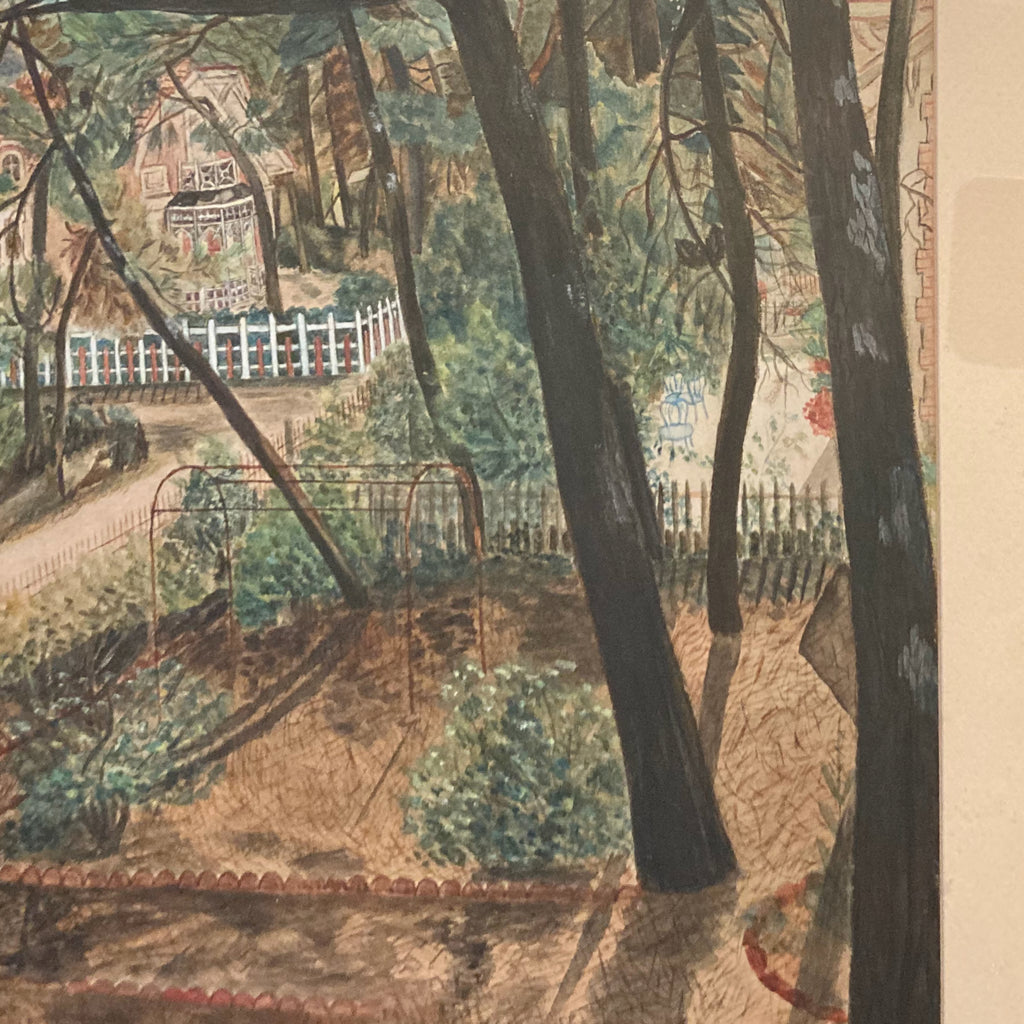 Ancienne aquarelle Soulac-sur-Mer