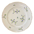 assiette plate  porcelaine Verneuilh et Vannier Bordeaux