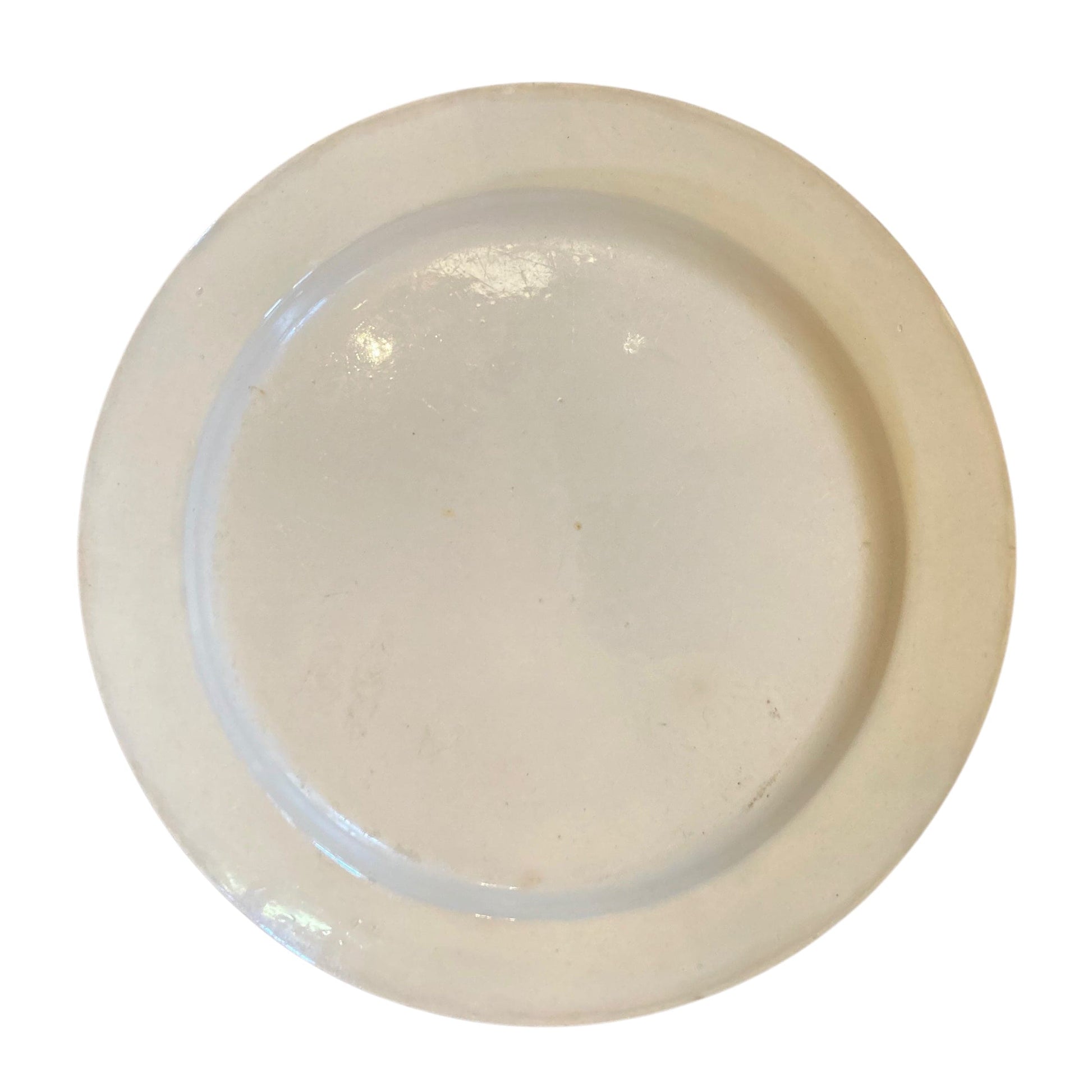 Assiette de la manufacture de Montereau représentant le Roi Louis XVIII