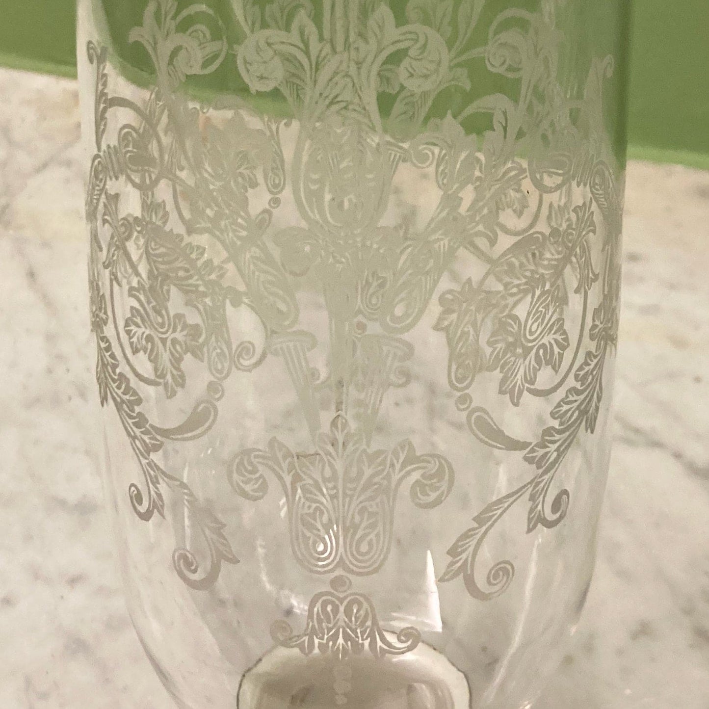 Ancien photophore en cristal de la Maison Baccarat