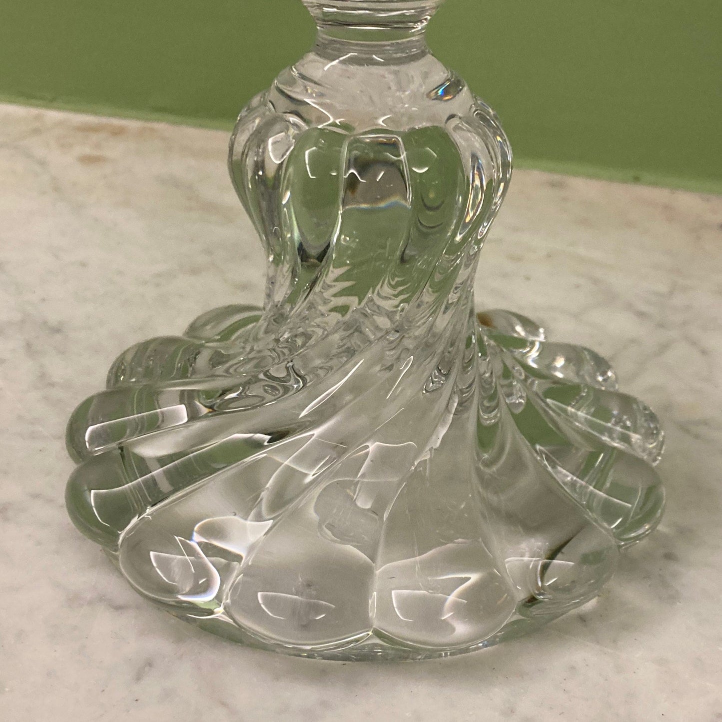 Ancien photophore en cristal de la Maison Baccarat