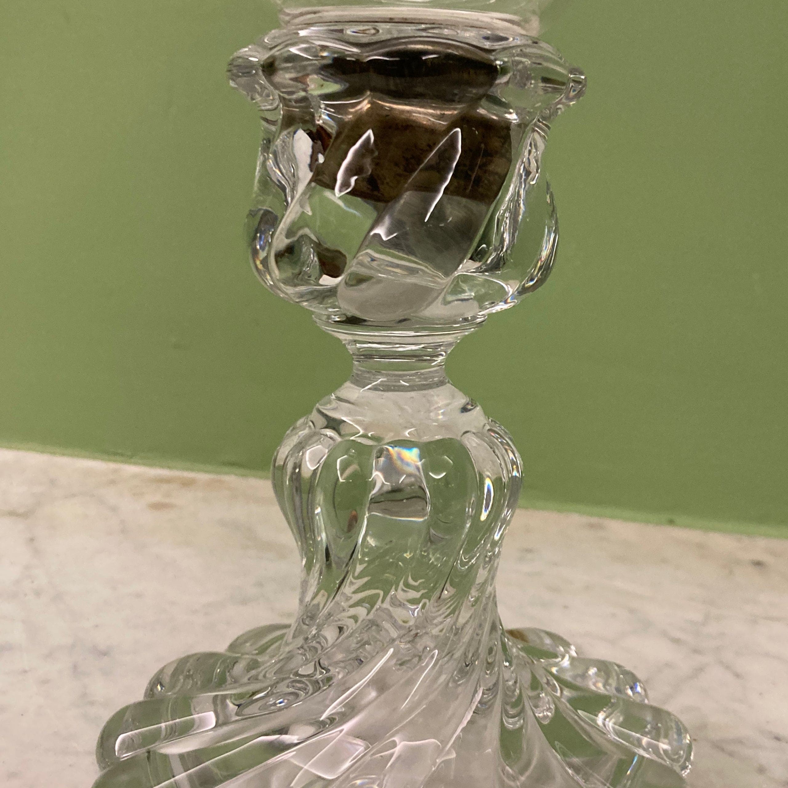 Ancien photophore en cristal de la Maison Baccarat