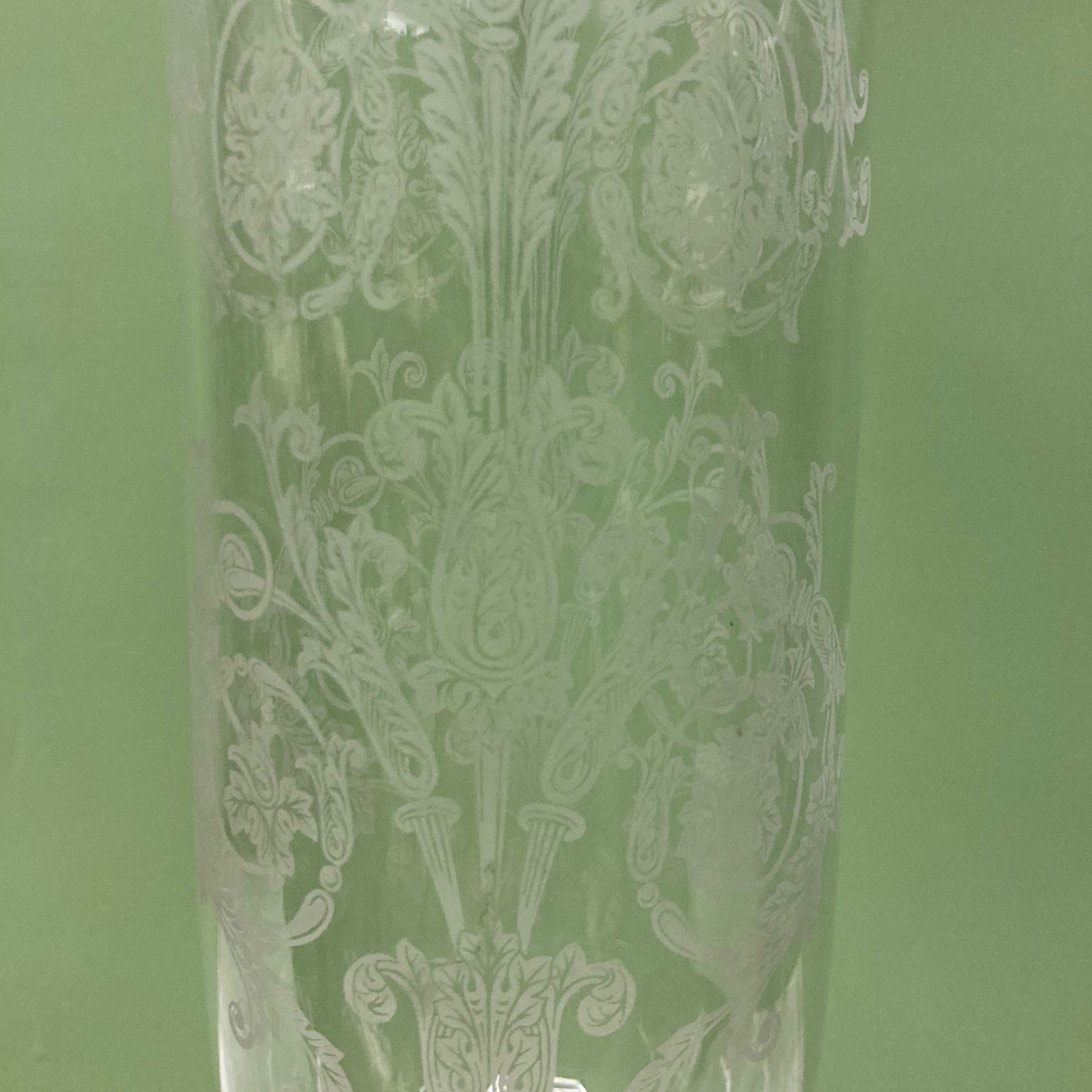 Ancien photophore en cristal de la Maison Baccarat