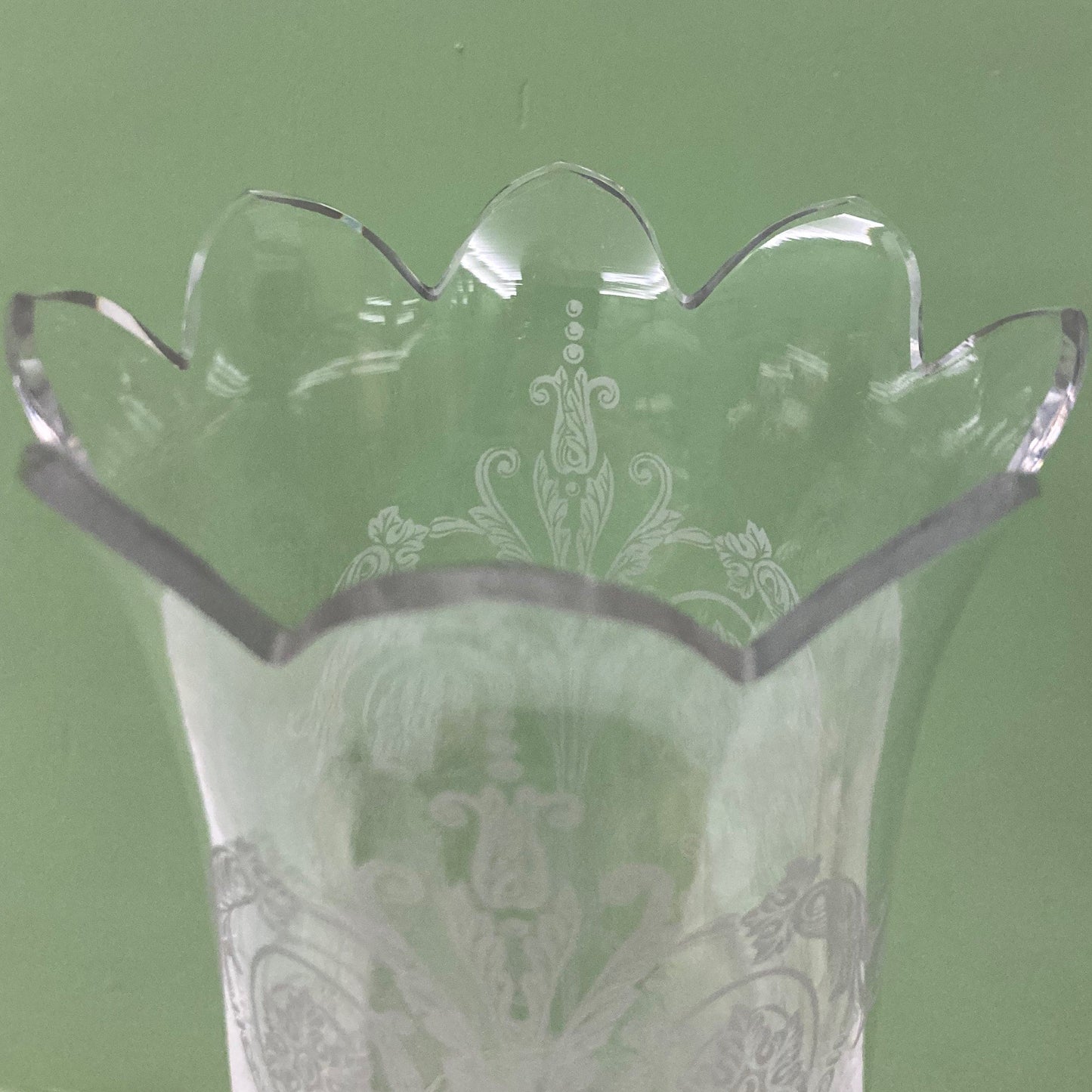 Ancien photophore en cristal de la Maison Baccarat