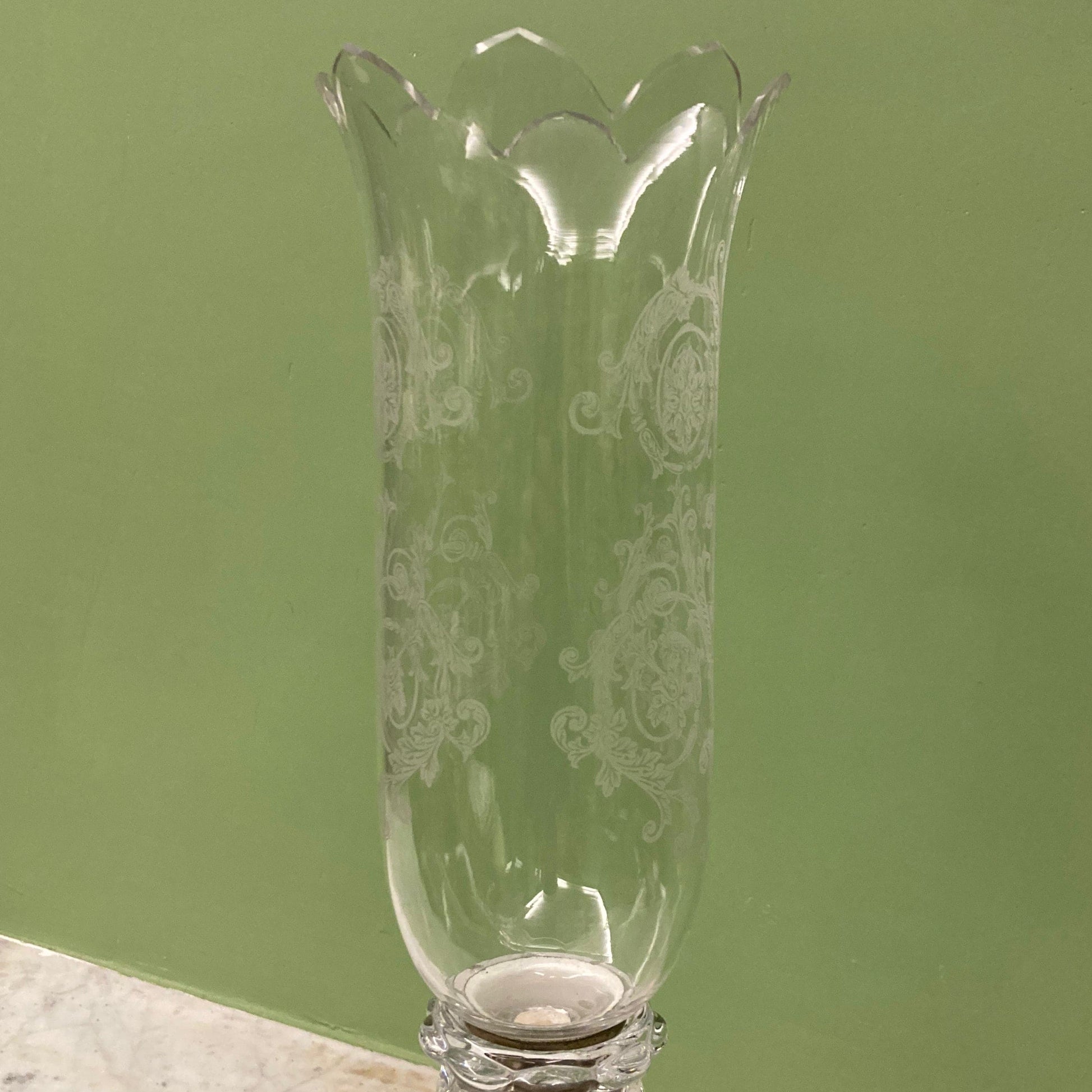 Ancien photophore en cristal de la Maison Baccarat