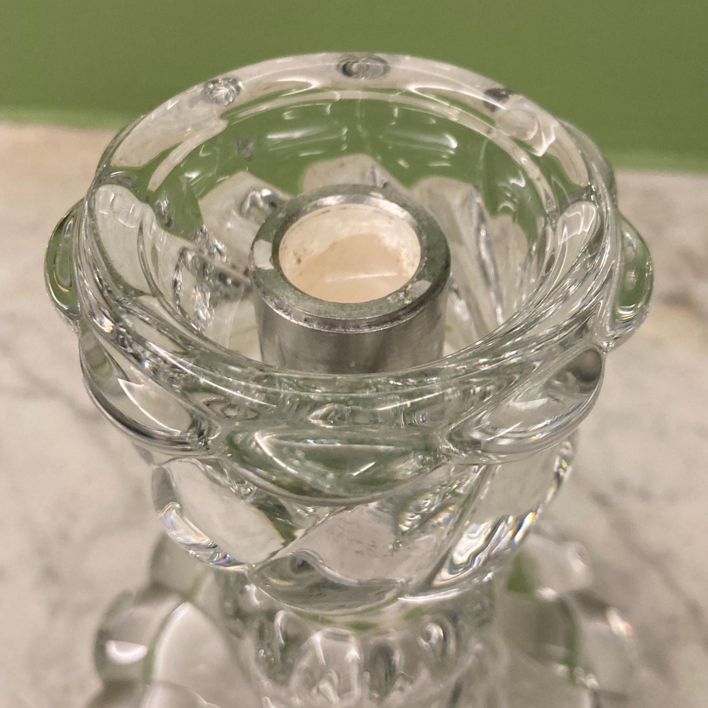 Ancien photophore en cristal de la Maison Baccarat