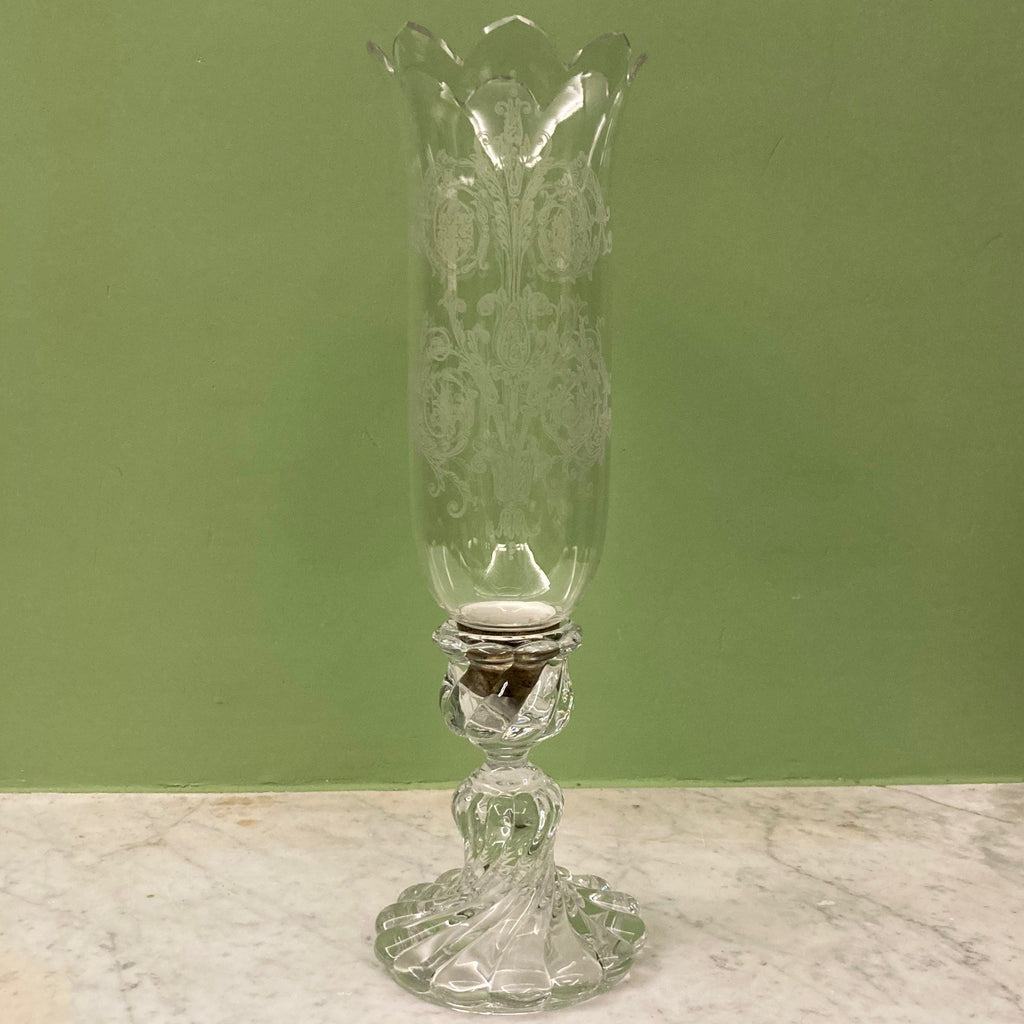 Ancien photophore en cristal de la Maison Baccarat