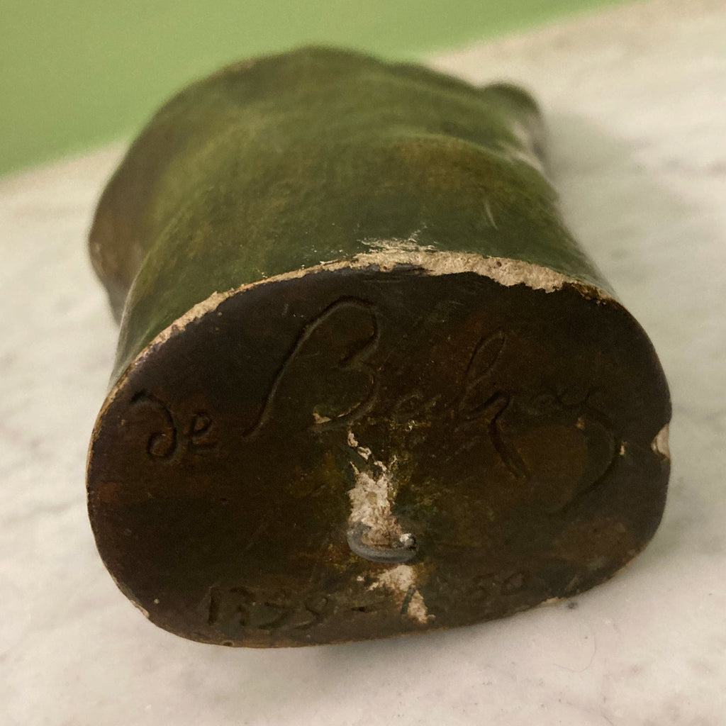 Moulage en plâtre de la main d' Honoré de Balzac vers 1900.